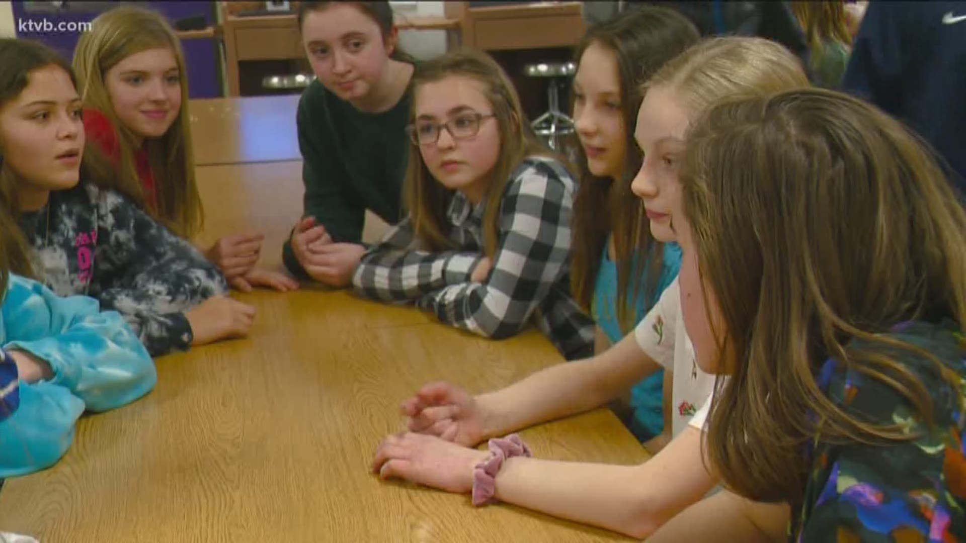 Two seventh graders at Eagle Middle School are spearheading an effort to make sure every one of their classmates feels important and included. It's part of a national movement called, "We Dine Together."