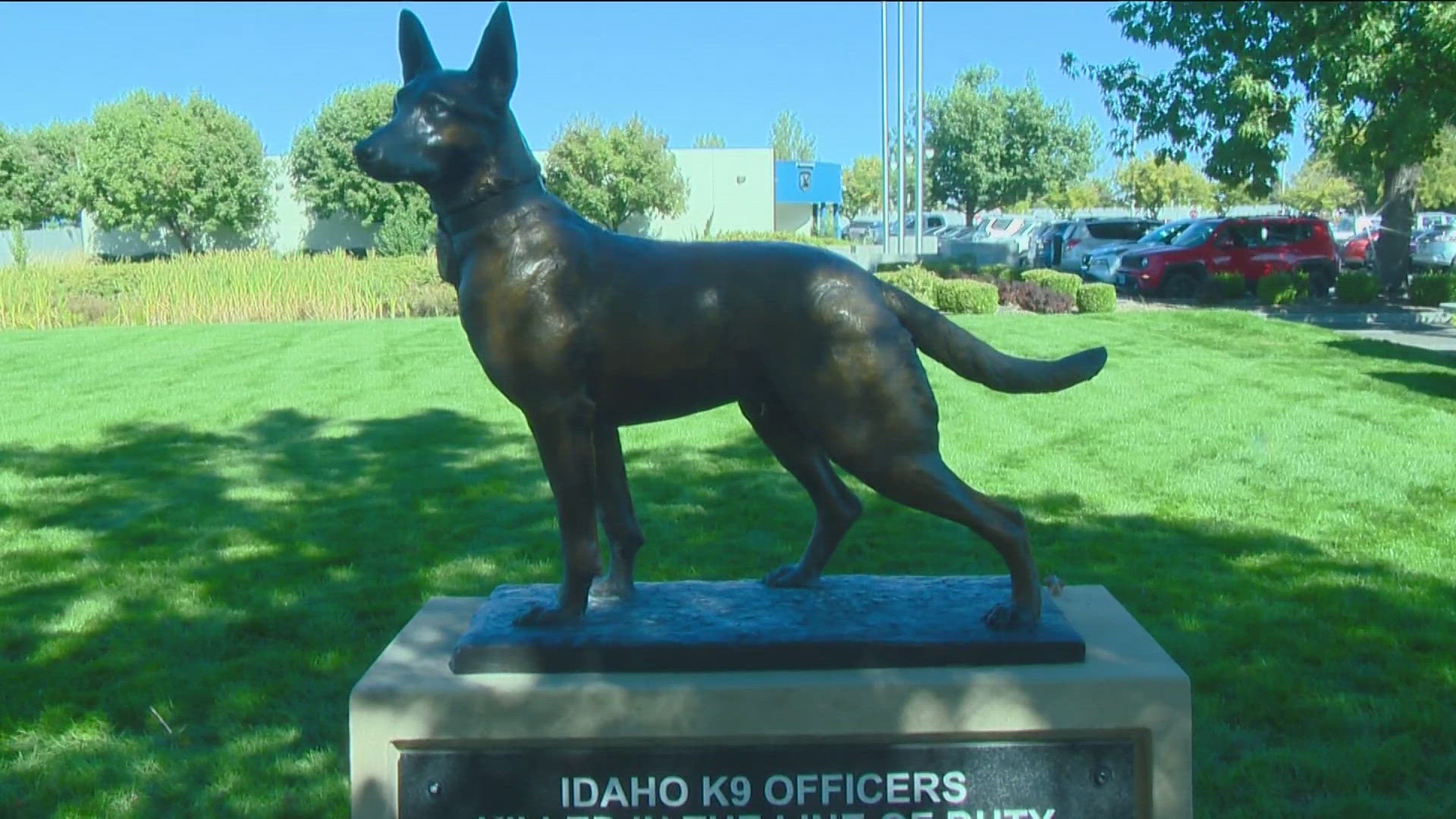 Riddick was a 3-and-a-half-year-old German Shepard. He had been serving with the Nampa Police Department for two years.