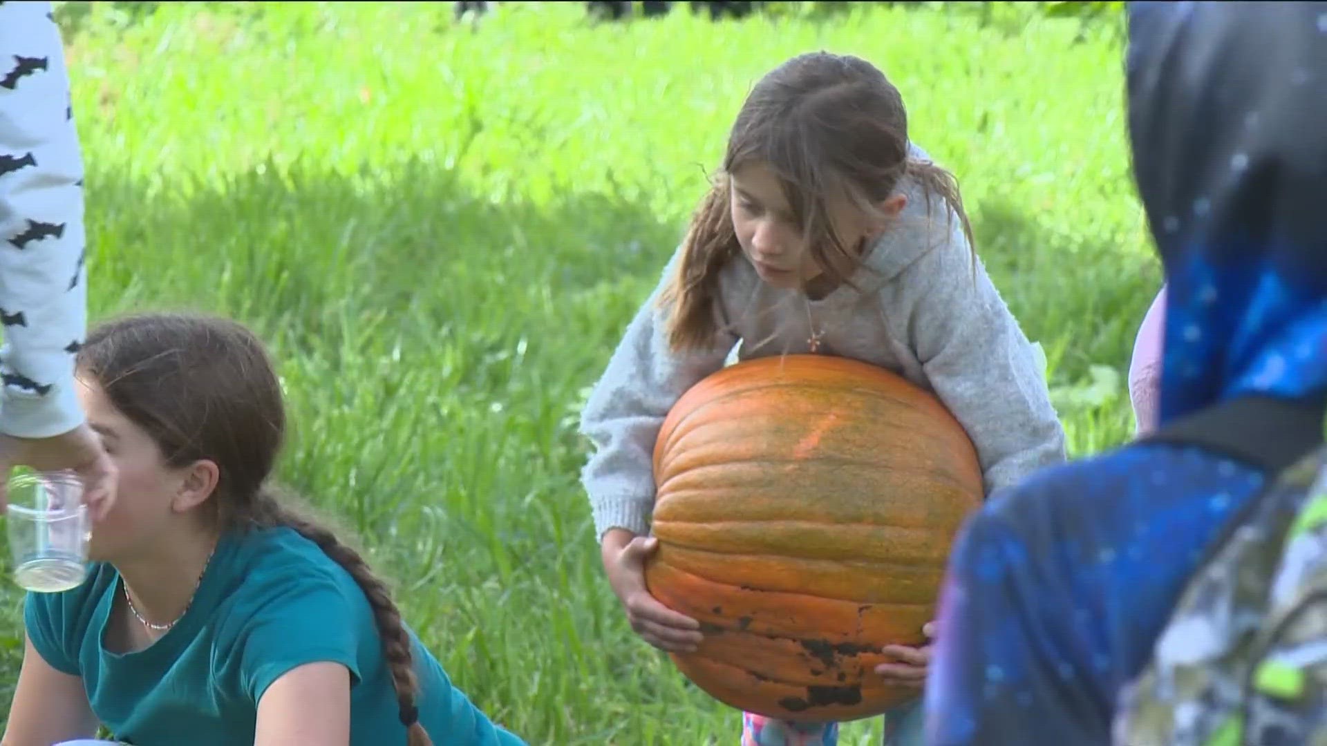 Kids and adults alike showed their appreciation for the pumpkin patch at Spaulding Ranch, Boise's urban agriculture park.