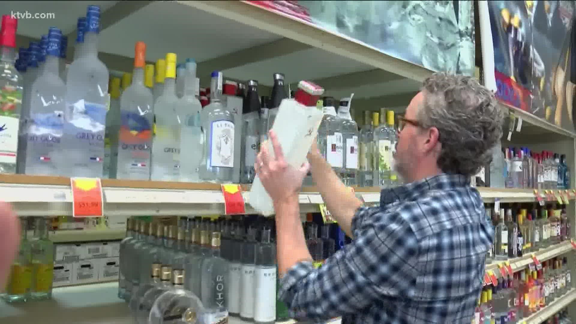 Idaho State Liquor Stores have suspended sales of two Russian vodkas amid the country's invasion of Ukraine.