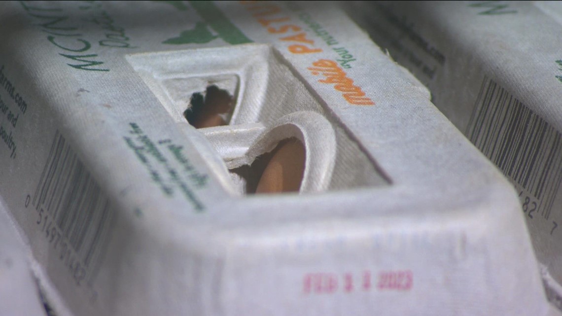 The cost of eggs have more than doubled in Boise since last June