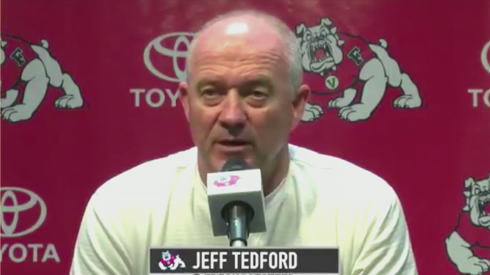 Fresno State coach Jeff Tedford talks about the challenges of facing Boise State in two consecutive weeks.