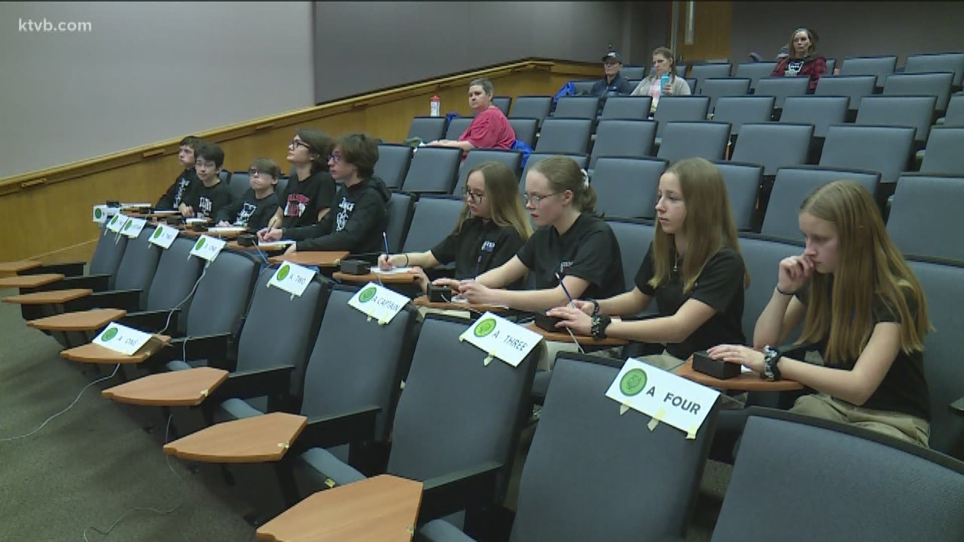 The middle school team who wins the science bowl on Saturday will travel to Washington D.C. for an all-expenses-paid trip for five days to represent western Idaho.