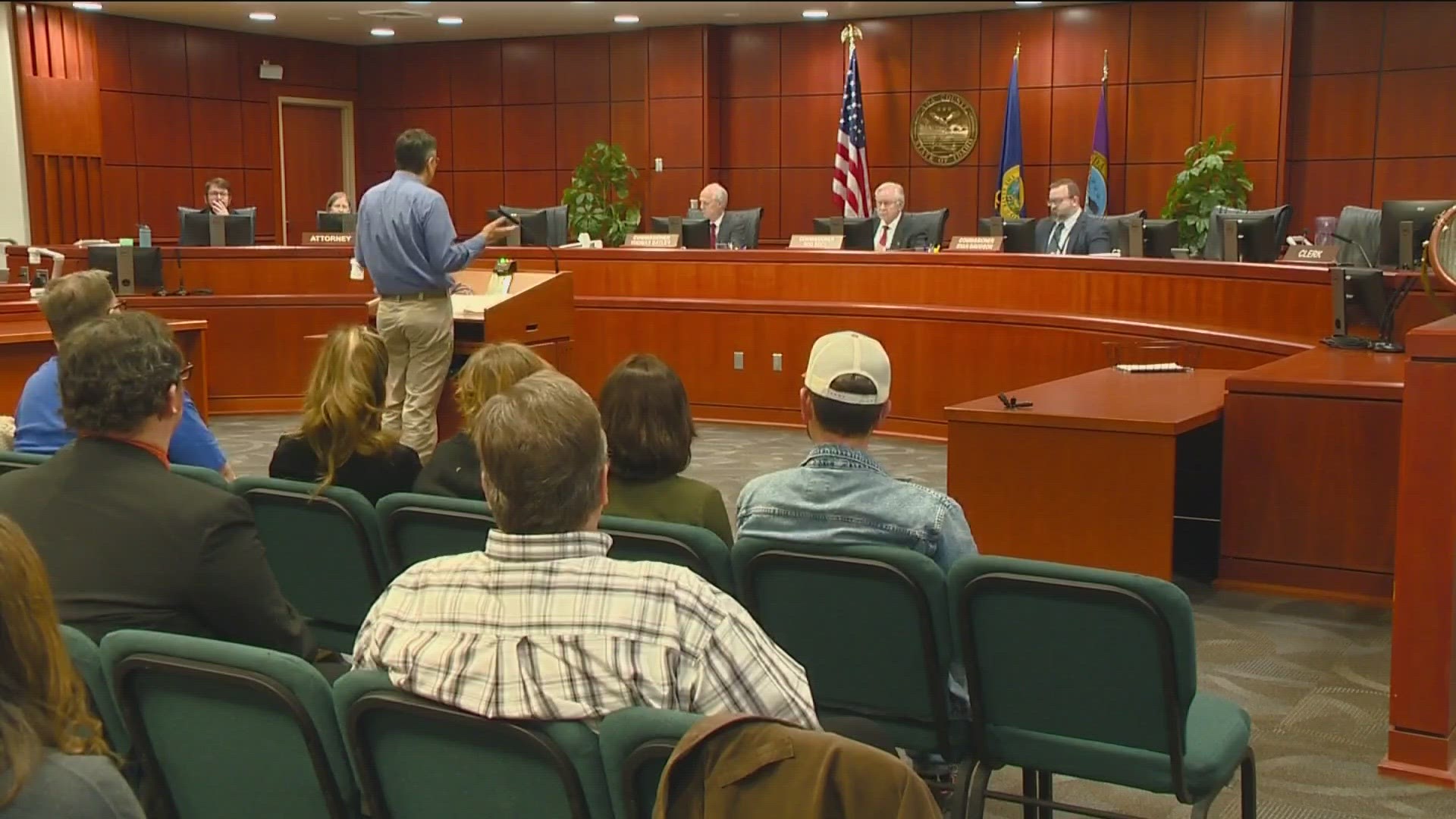 Several hundred people showed up to Monday's hearing in response to a recent petition filed by a group called the “Concerned Citizens of Meridian.”