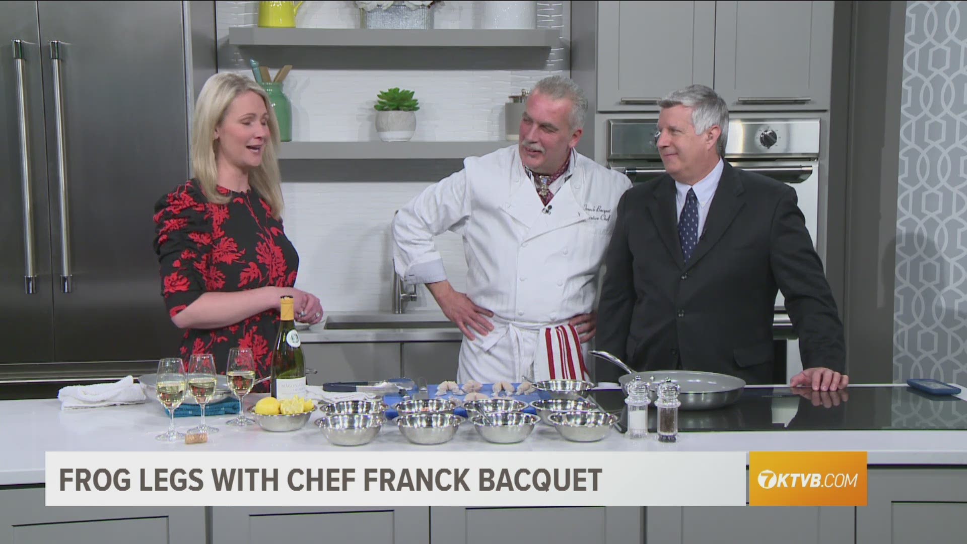 Chef Franck Bacquet stops by the KTVB Kitchen to show us how to prepare these delicious frog legs.