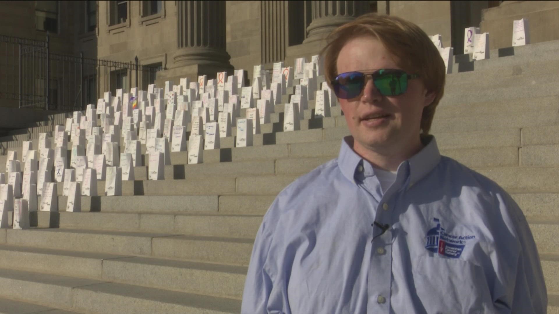 "It affects anyone regardless of your political belief or affiliation, or gender, race, ethnicity. Cancer attacks everyone. And that's why we're here today."