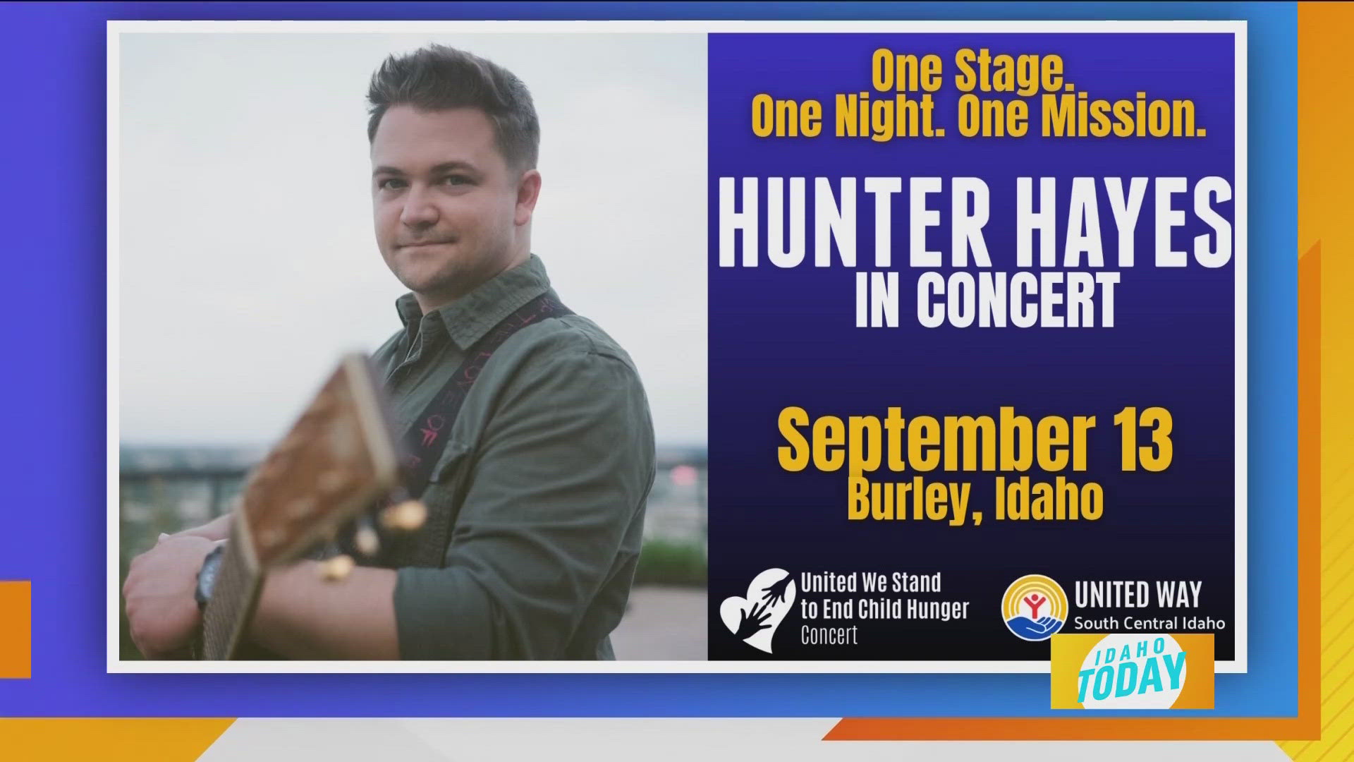 Grammy-nominated Hunter Hayes to headline benefit concert to end child hunger