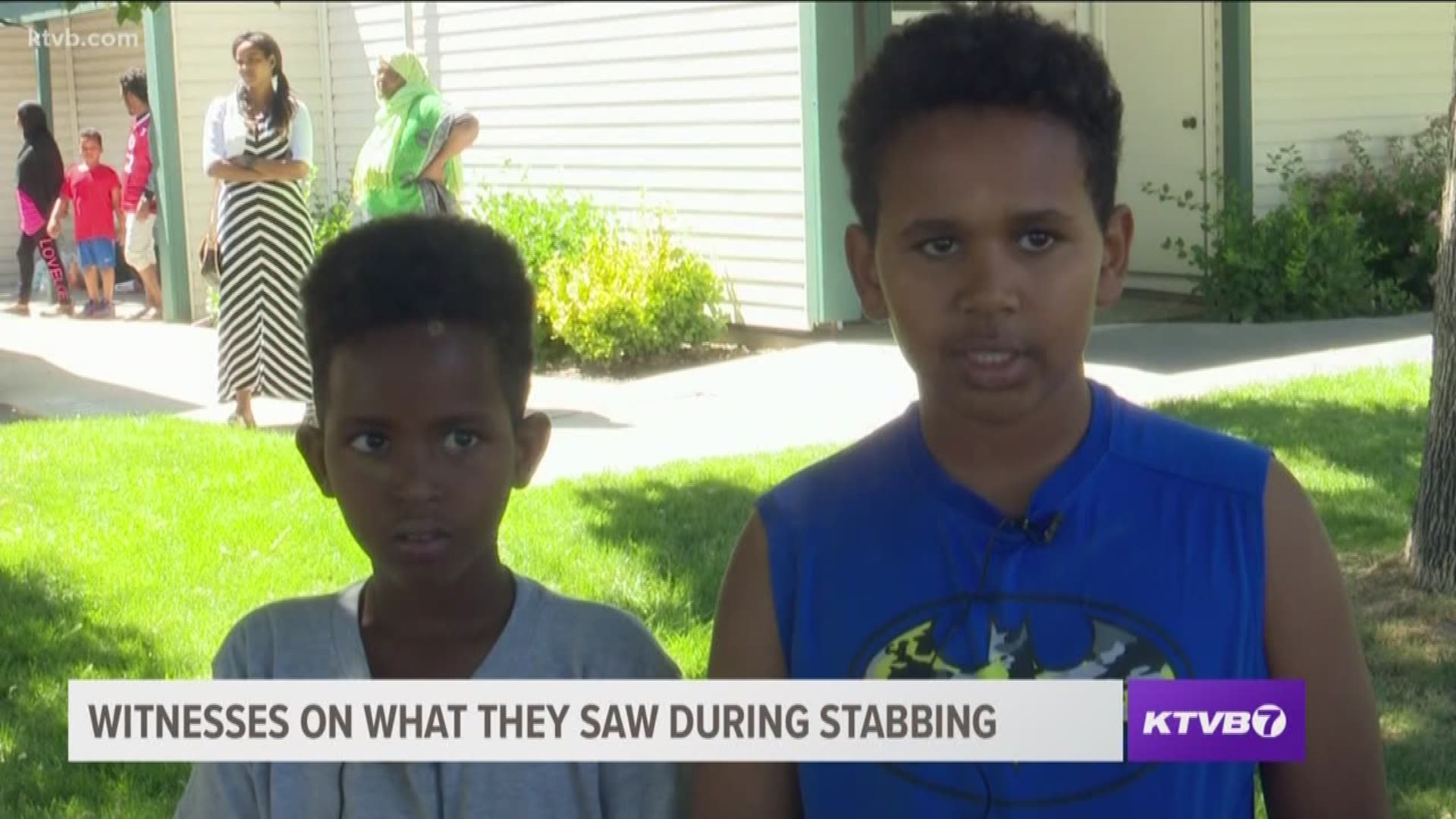 KTVB spoke with two kids who say they saw 30-year-old Timmy Kinner stab several people, including kids Saturday night in Boise.