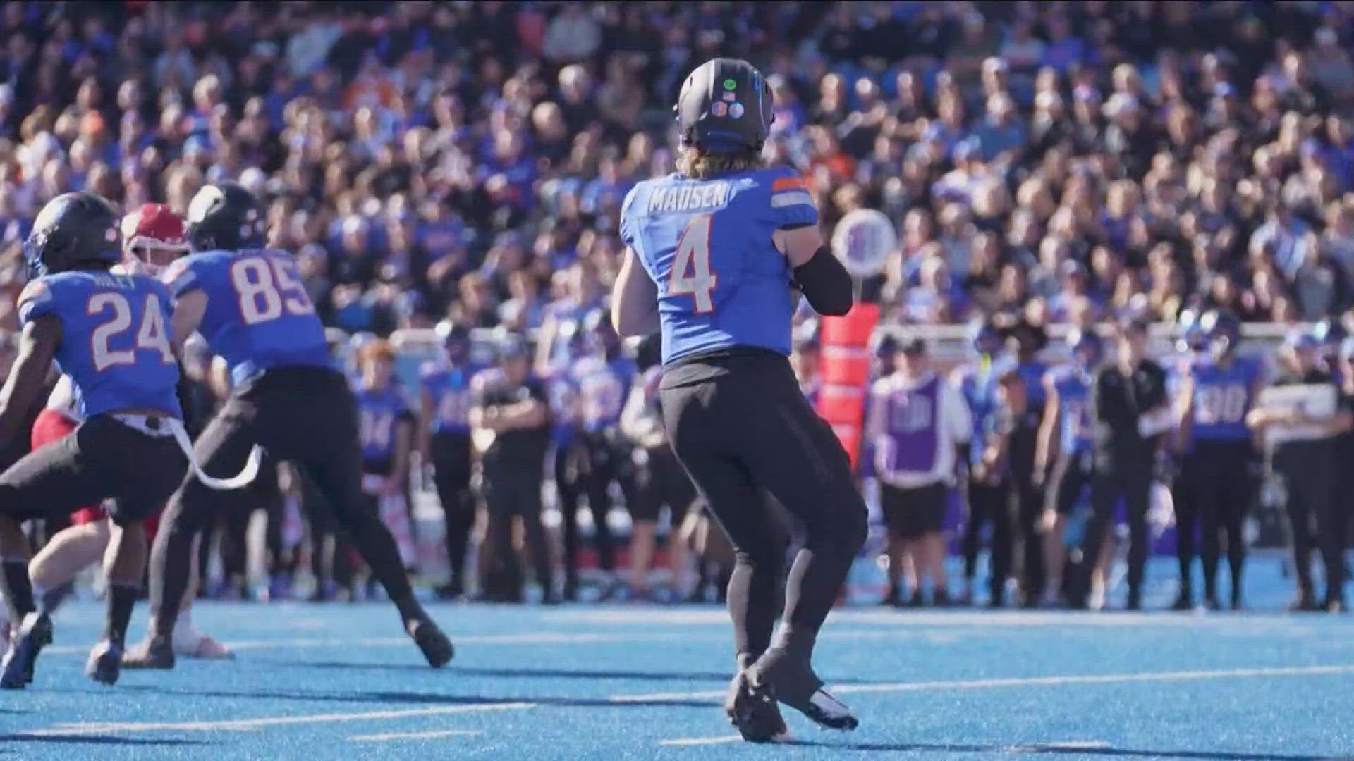 Boise State head coach Spencer Danielson on Monday announced quarterback Maddux Madsen will not play in the Broncos' road game against San Diego State on Saturday.