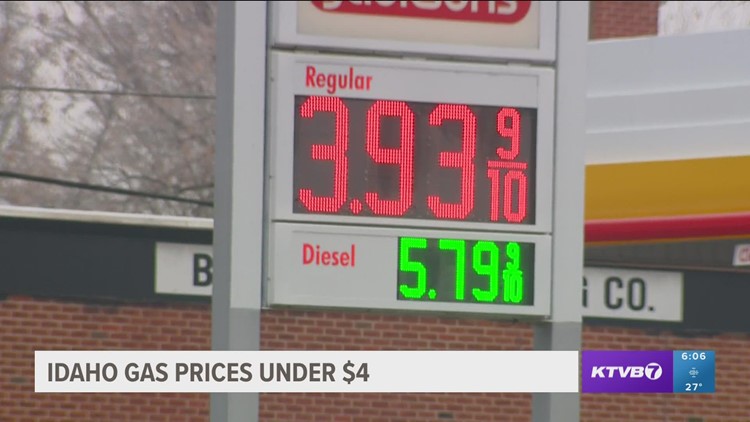 Idaho gas prices under $4