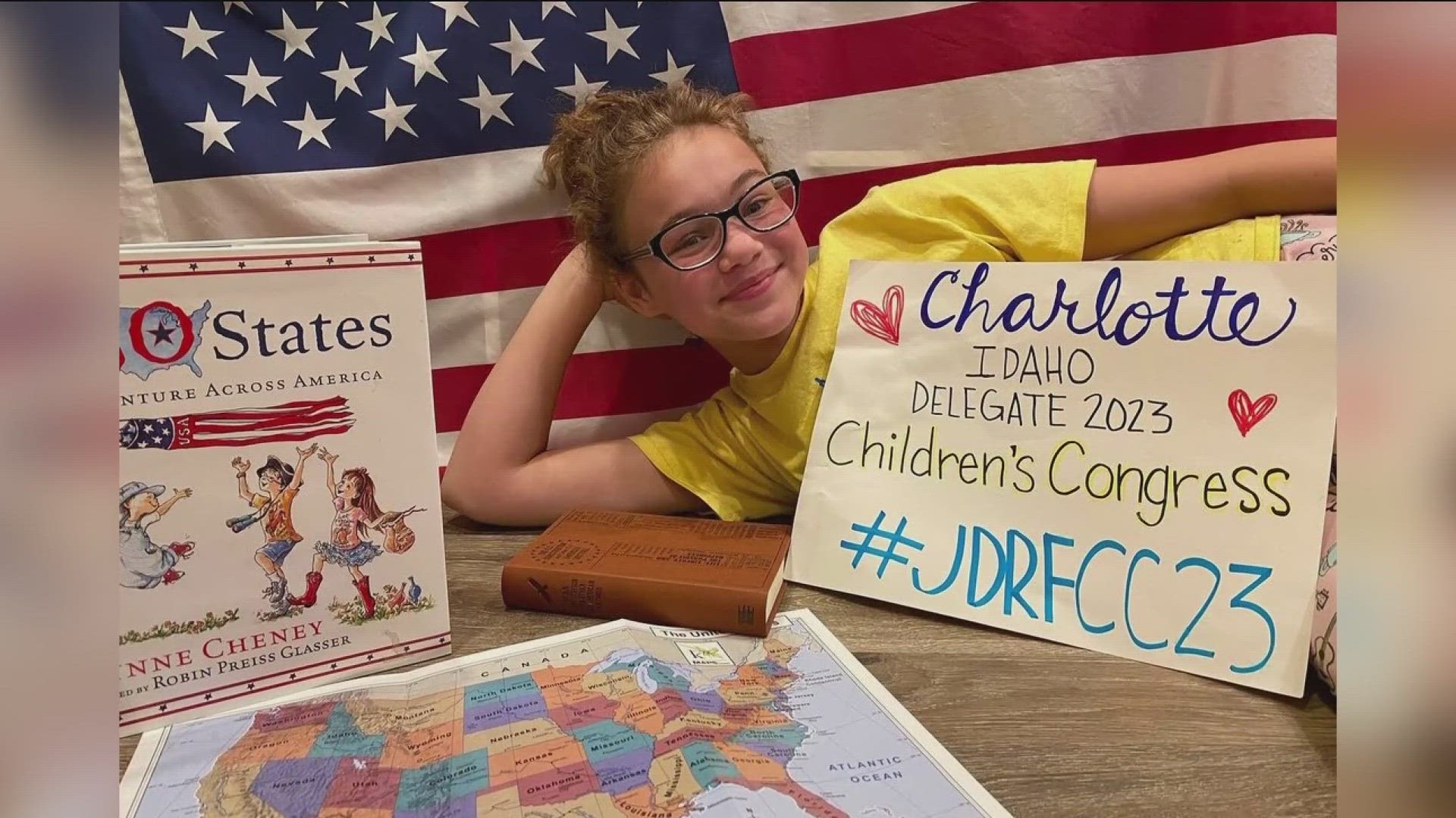 Charlotte Swenson will be representing the state of Idaho at the JDRF Children's Congress in Washington D.C.