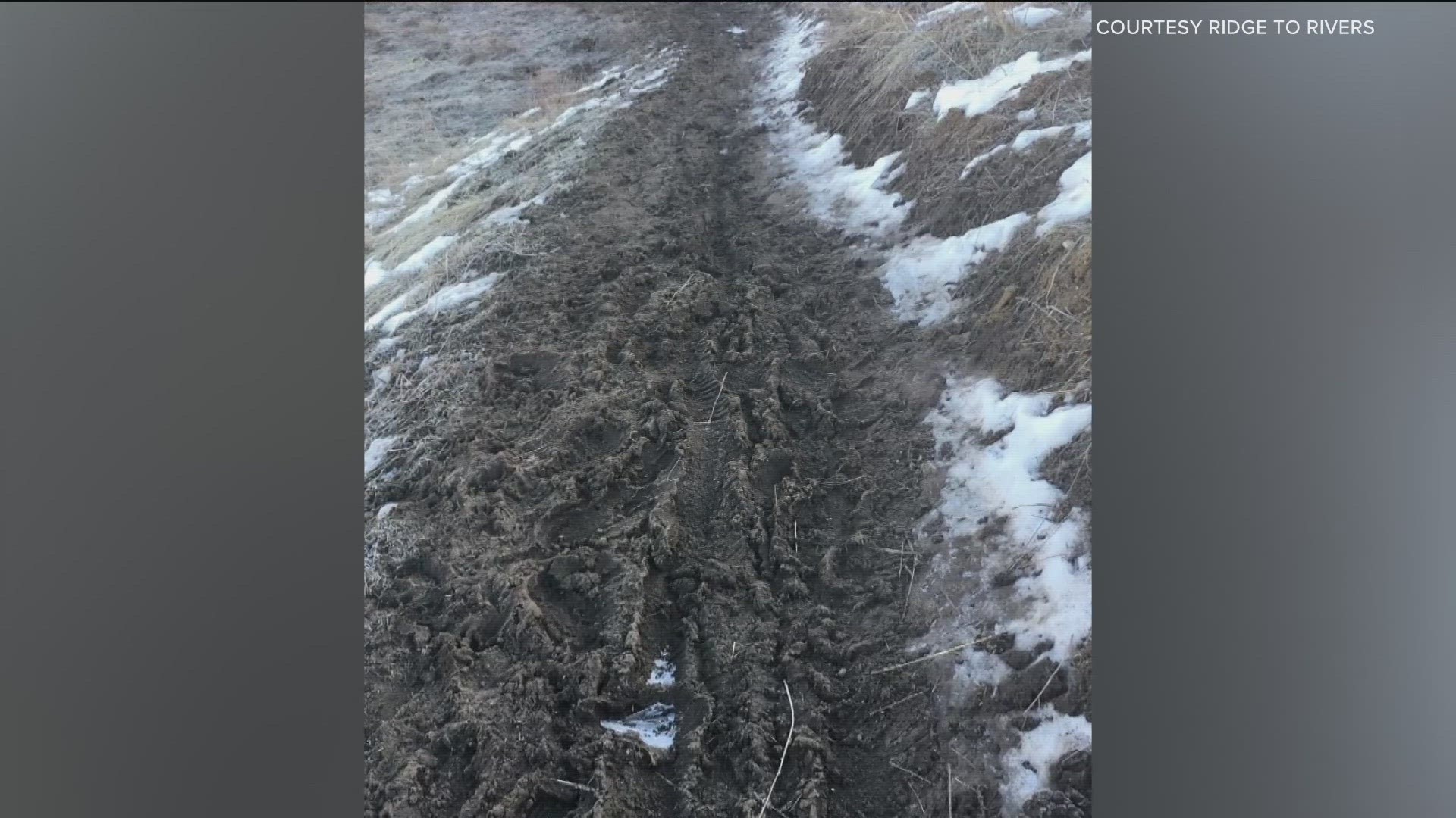 Trail manager said, "conditions, unfortunately, don't go well with trail use."