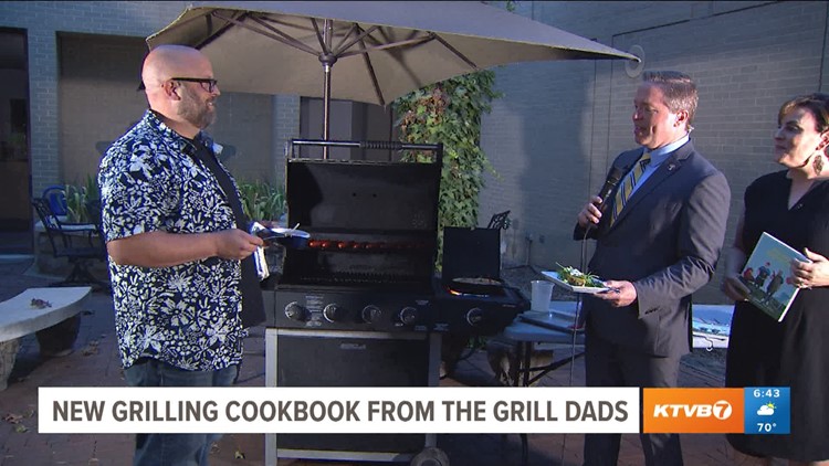 Grill Dad Mark Anderson on the KTVB courtyard