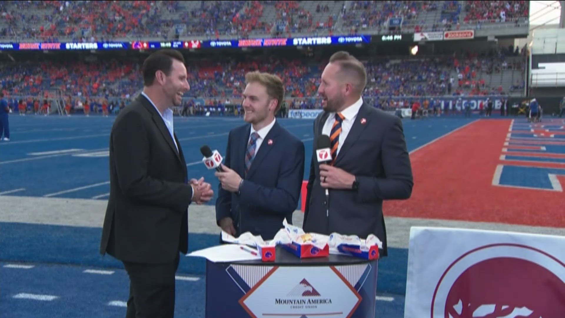 Boise State Director of Athletics Jeramiah Dickey joins the Bronco Roundup Game Day Show live on The Blue ahead of Friday's season opener against Eastern Washington.