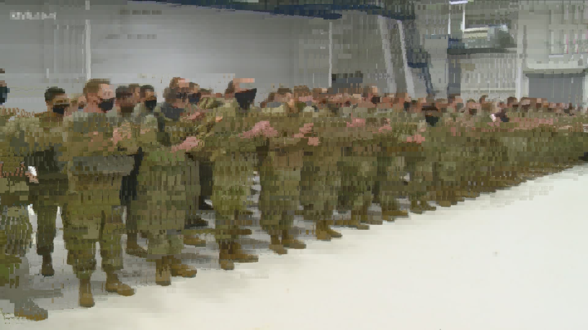 After a deployment to help with security operations in D.C. during inauguration week, 300 members of the Idaho national guard returned home Sunday afternoon.