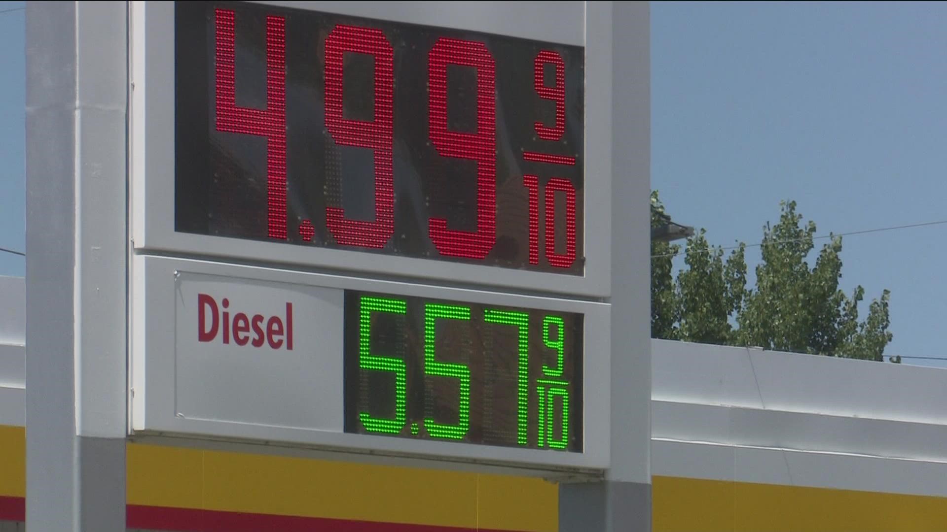 For the first time since early June, the average price for a gallon of regular gas in Idaho dropped below $5 Wednesday. However, Boise's average is still $5.11.