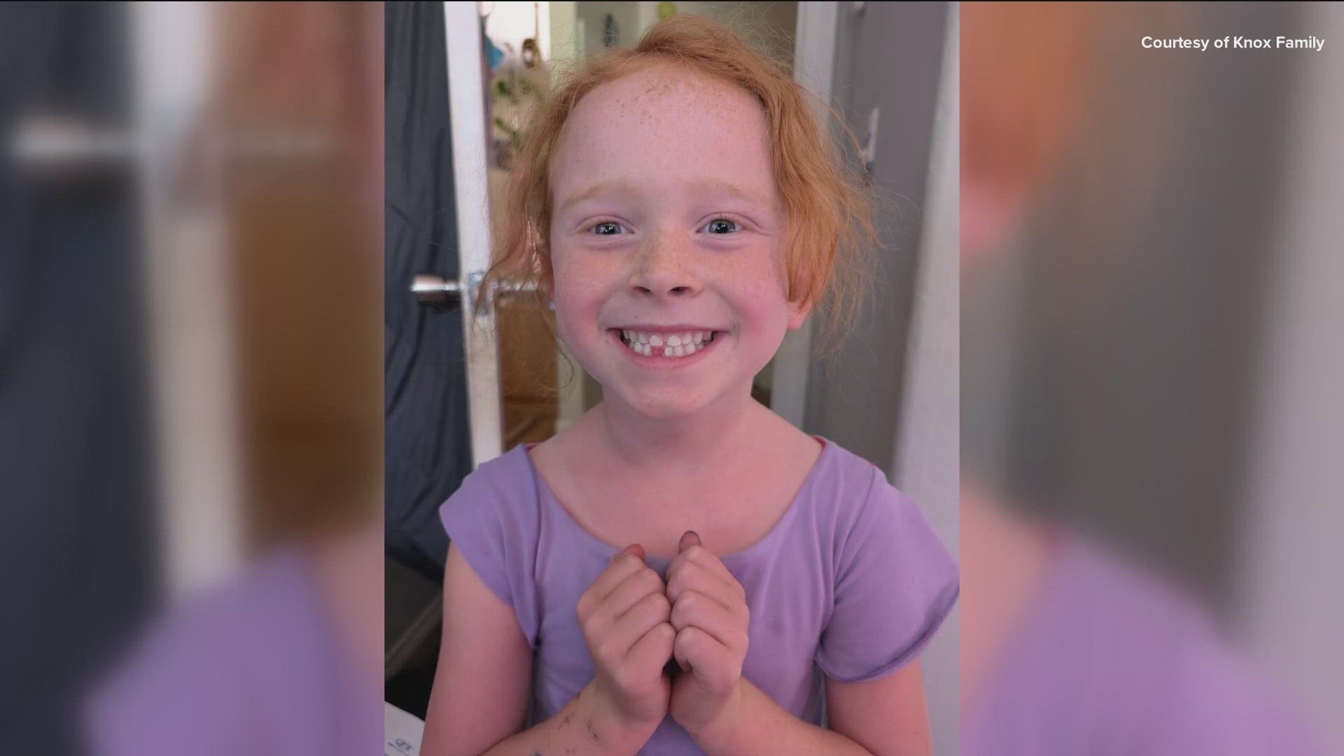 A bullet came through the front windshield, grazing the child in the backseat of the vehicle, authorities said. 