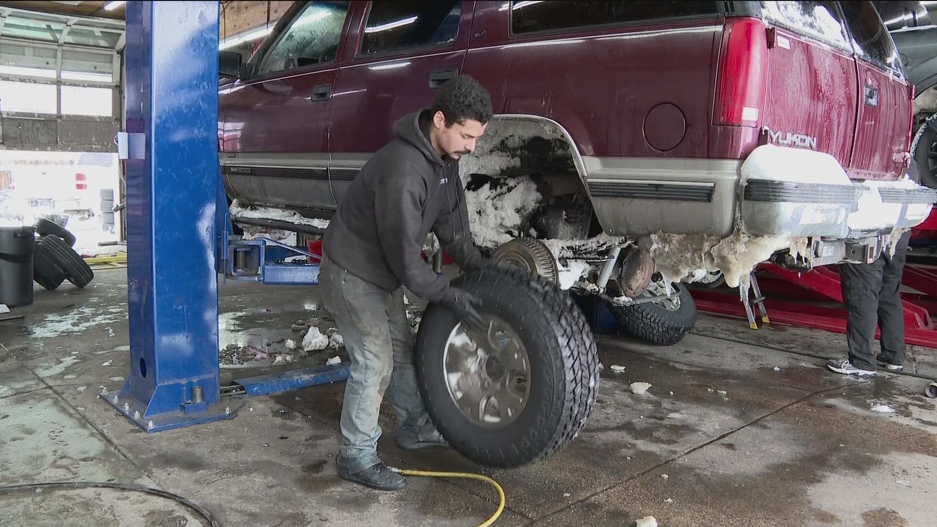 With the Treasure Valley enduring multiple snow storms and roads becoming slippery. Tire shops are working overtime to meet the demand for snow tires.