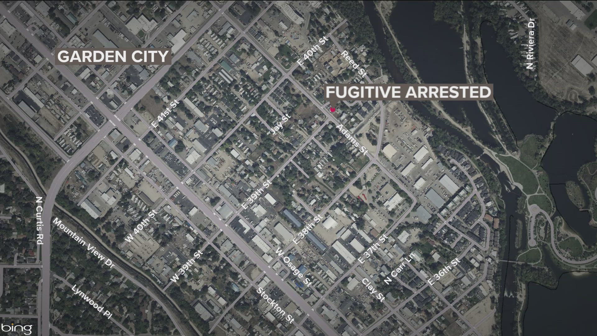 On July 11, Garden City and Boise Police located Tidwell, where they took him into custody.