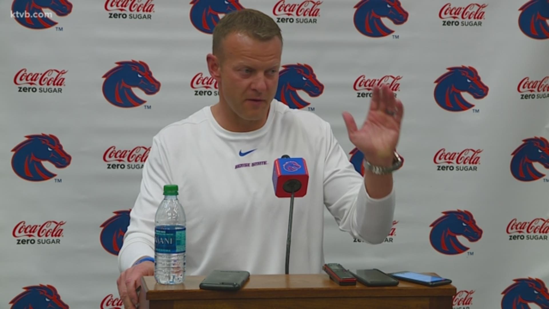 In his weekly news conference, coach Brian Harsin talks turnovers, the San Jose quarterback, and reflects on the 2004 San Jose game.