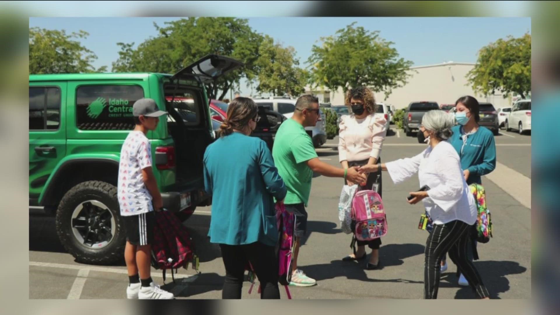 The Community Council of Idaho gave out more than 200 backpacks for Canyon County kids heading to kindergarten.