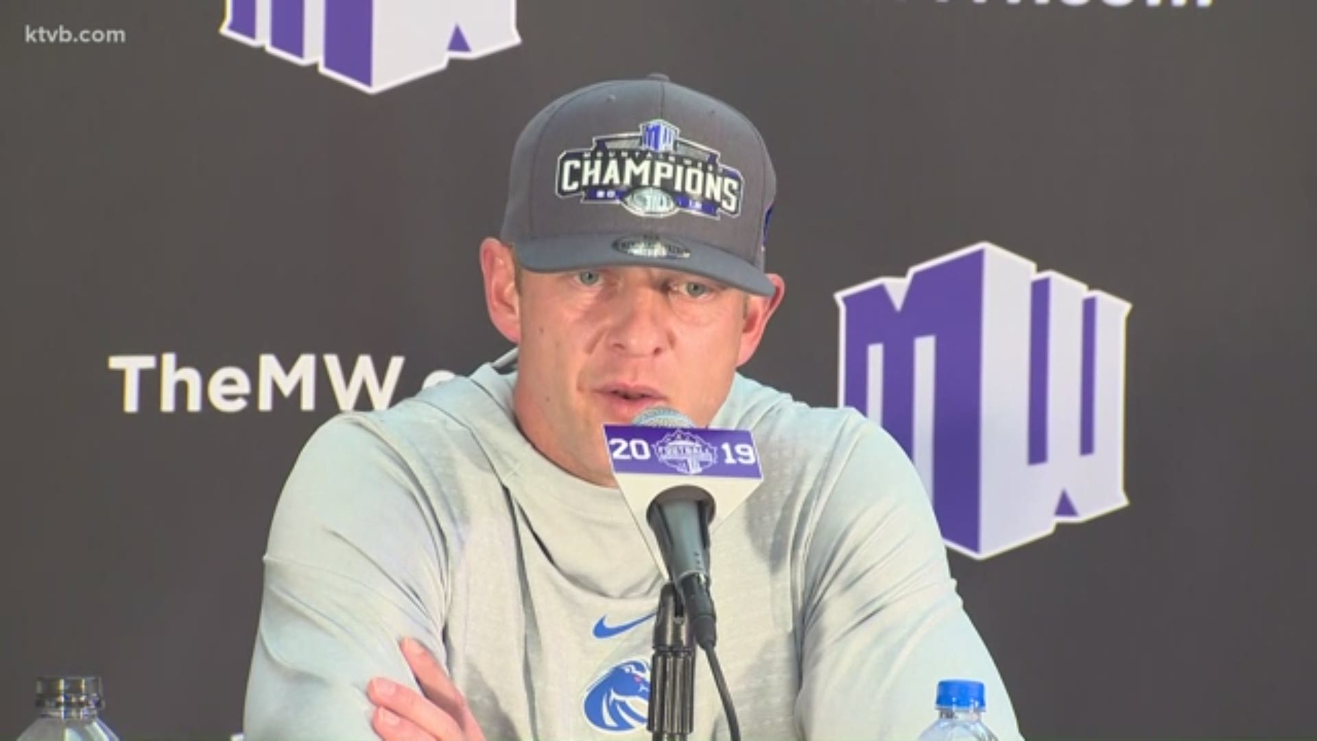 Coach Harsin talks about the team's brotherhood mentality going into the season and how key players stepped up and came to play in the title game.
