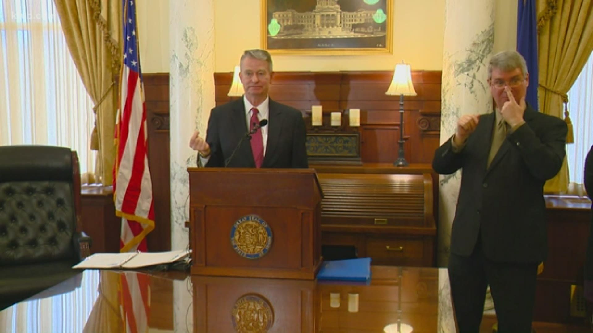 Idaho Governor Brad Little held a press conference Wednesday to speak about coronavirus preparations underway for the "issue right on our doorstep."