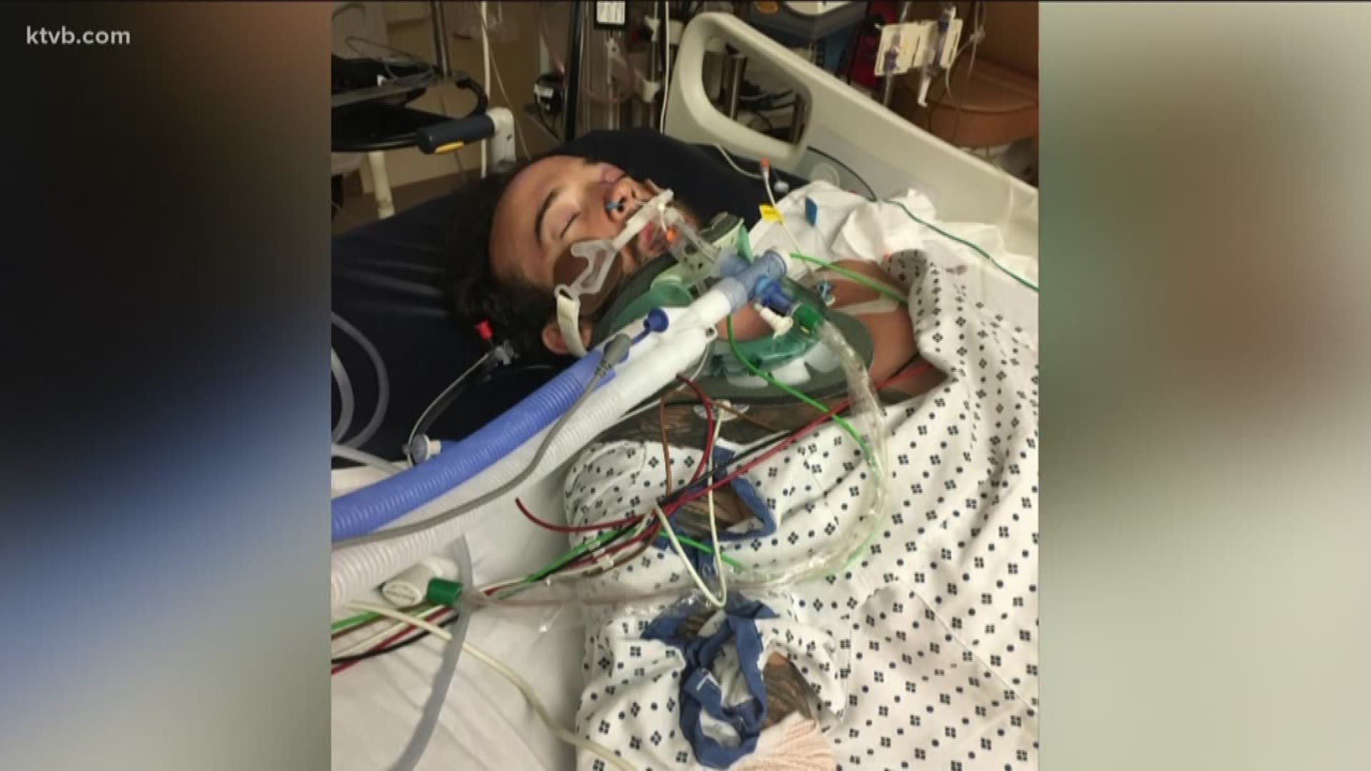 Motorcycle crashes start to tick up this time of year, and one crash victim is sharing a powerful message about safety as he continues to battle the aftermath of the event.