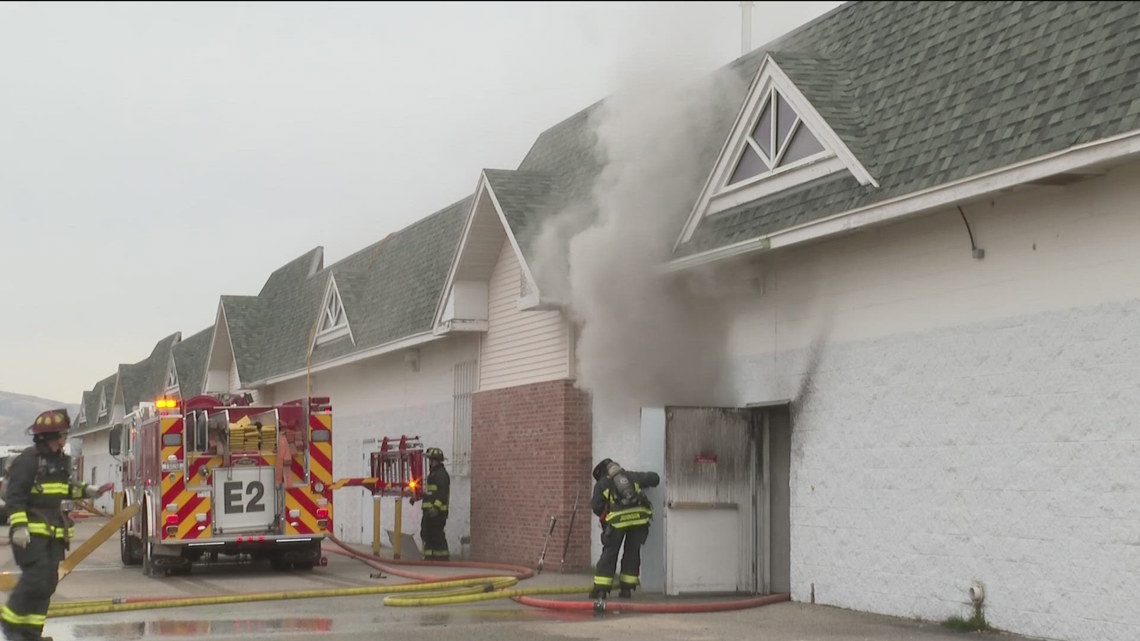 Boise Factory Outlets hosts rare live fire training for a growing, younger firefighter team