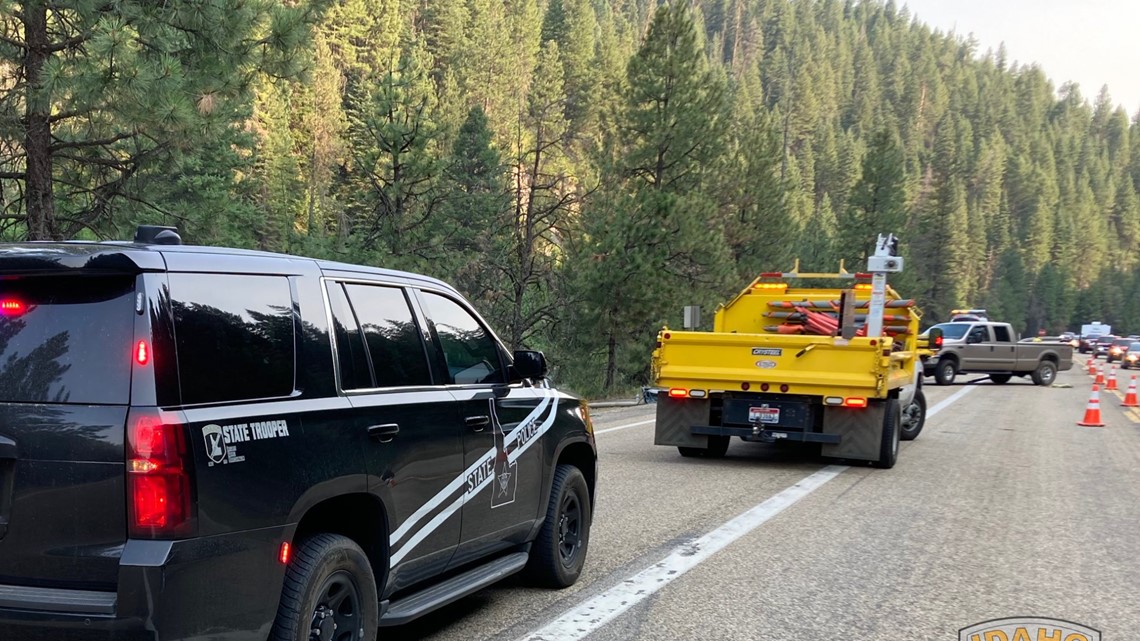Two pickups and a car involved in crash on Highway 55 | ktvb.com