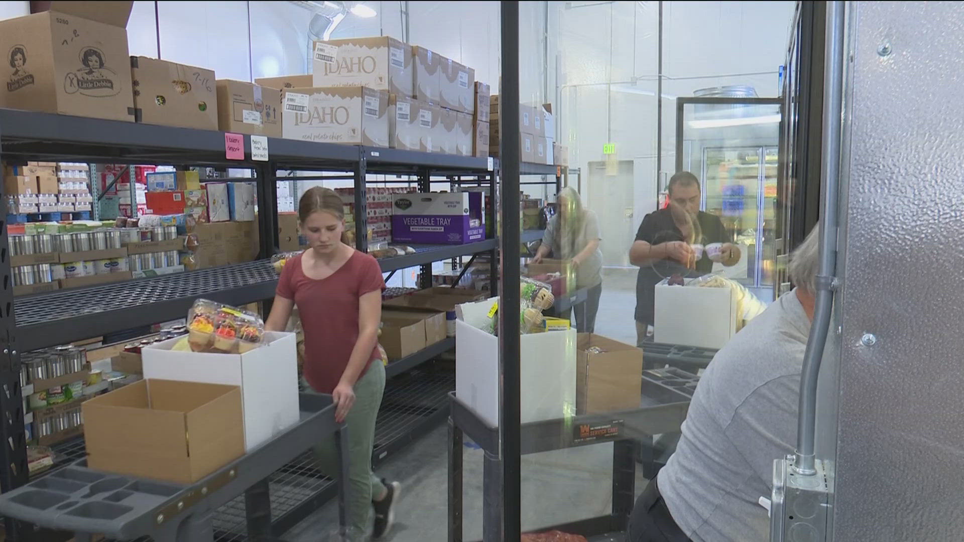 The Care House Partnerships now has a larger warehouse in Nampa and it will help serve hundreds who wait in line each week for food.