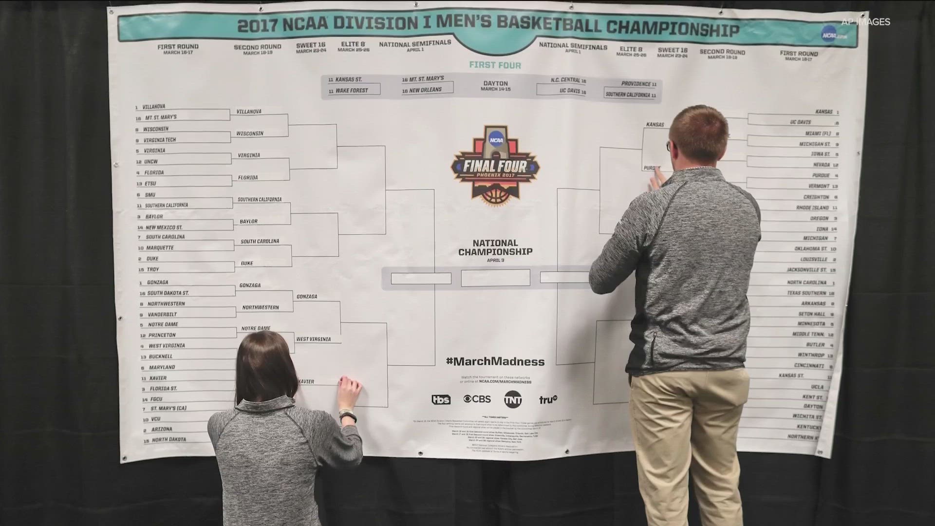 No person has ever correctly predicted all 63 NCAA men’s basketball tournament games in a documented bracket.