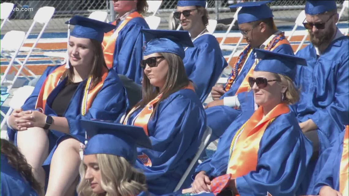 Boise State University honors 2020, 2021 graduates during 108th