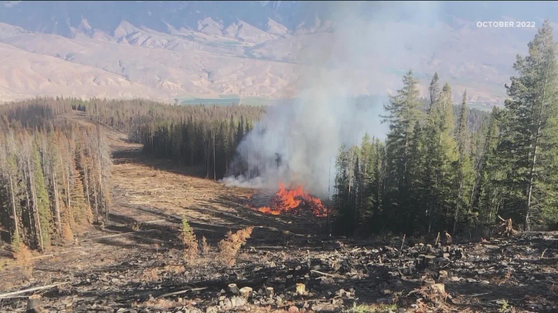 Idaho's largest wildfire of 2022, northwest of Salmon, has burned about 130,000 acres since mid-July.