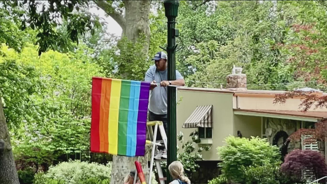 Volunteers Gather In Boise To Replace Stolen Pride Flags On Harrison Boulevard 5505