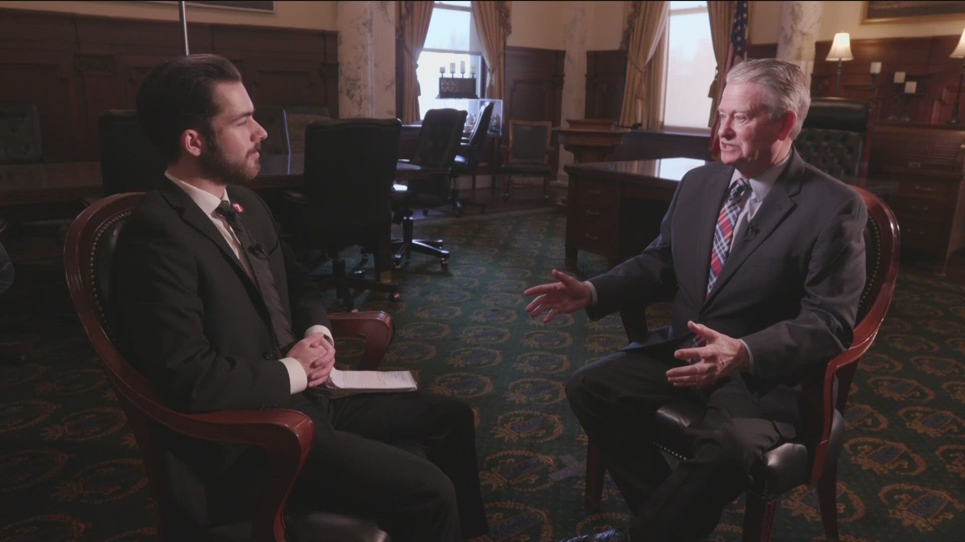 Jude Binkley sits down with Idaho Governor Brad Little after he announced Idaho would be sending Idaho State Police troopers to the U.S.-Mexico border.