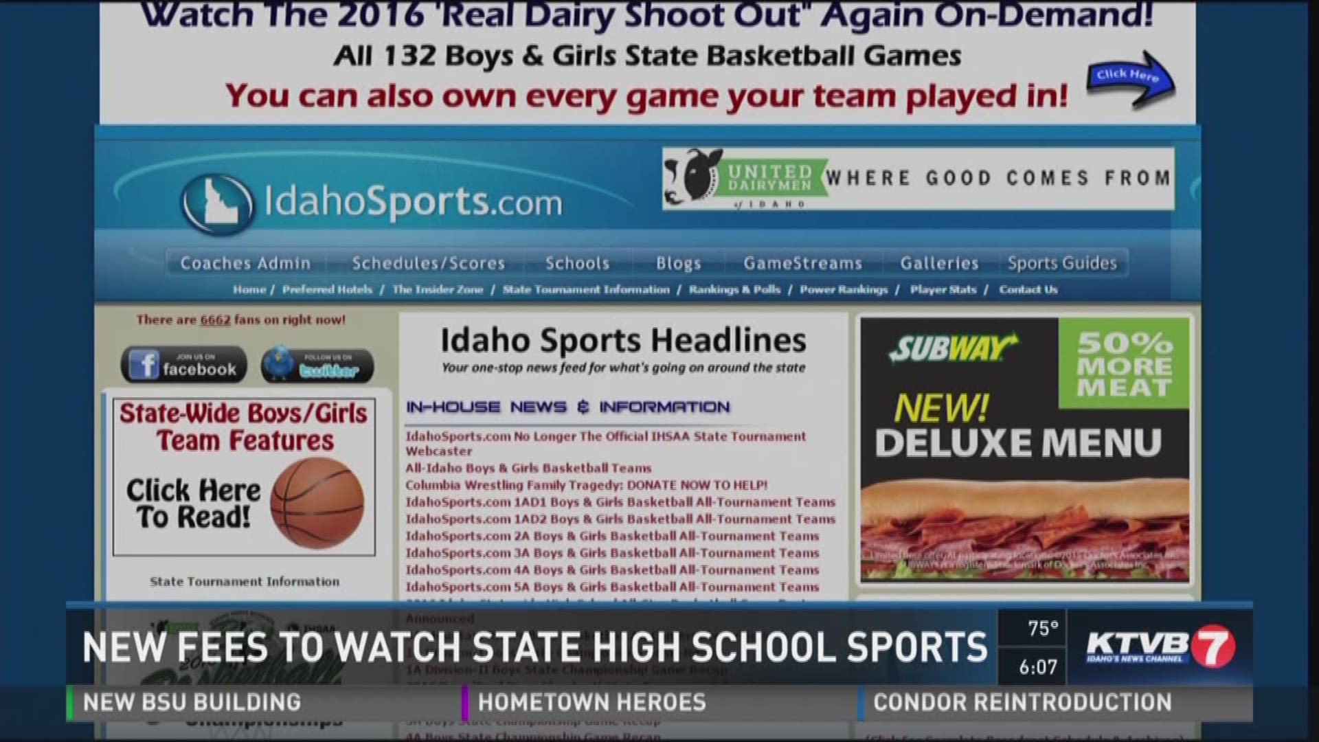 New fees to watch Idaho high school sports online ktvb