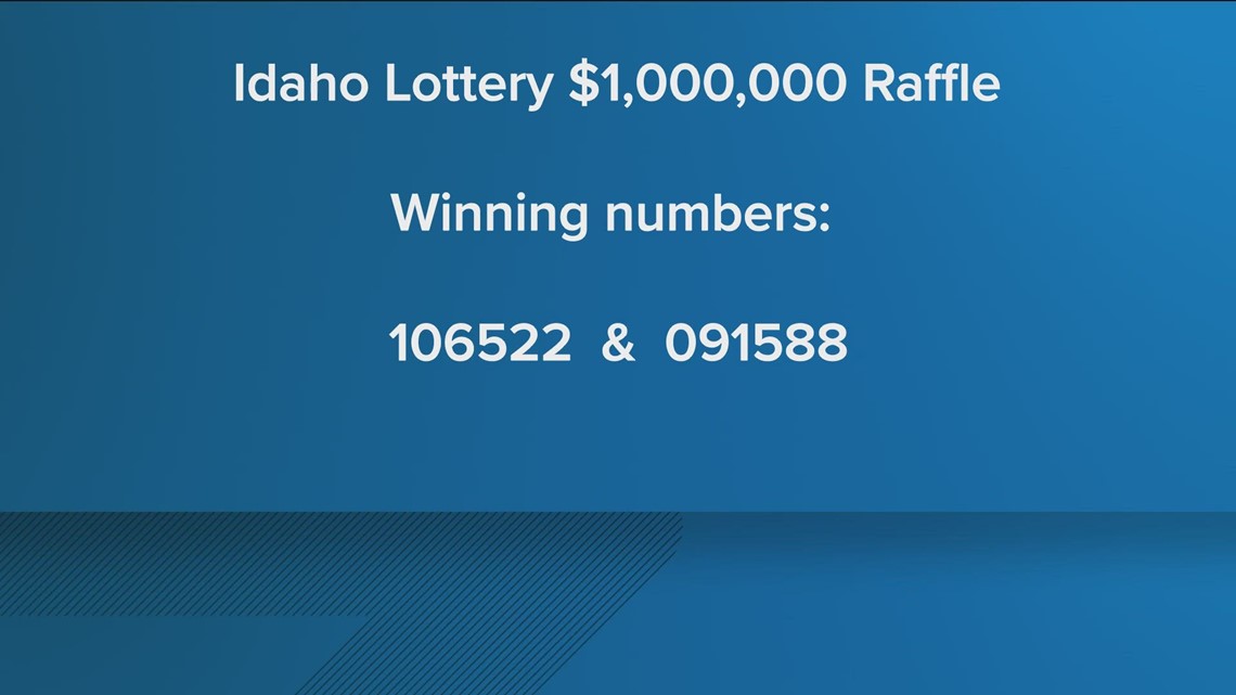 Idaho Raffle 2025 Winning Numbers Today