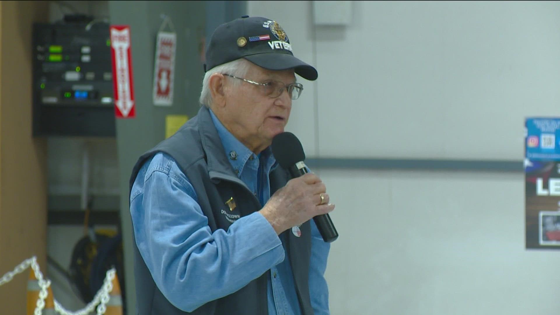 Inspire Connections Academy brought 60 students and family members to Warhawk Air Museum on Thursday.