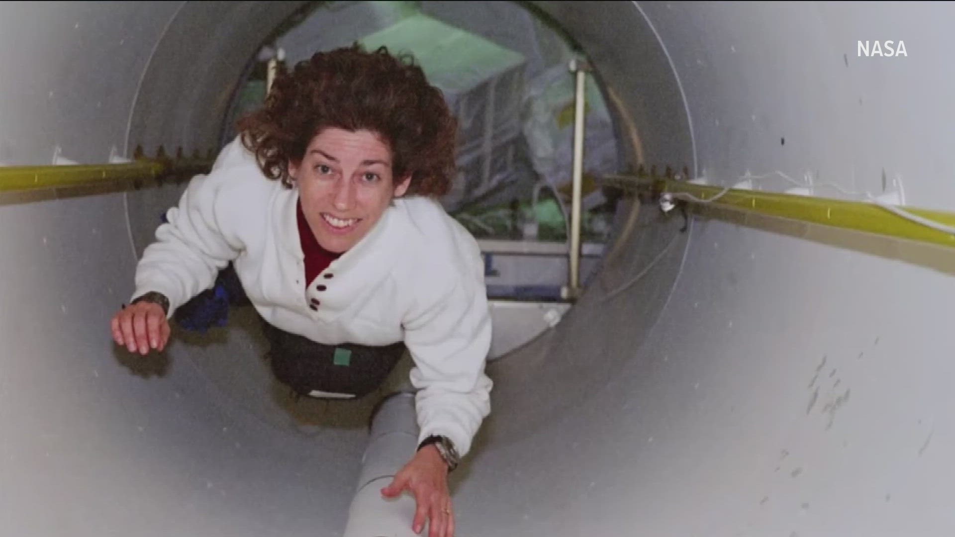 She went into space in 1993, she now lives in Boise.