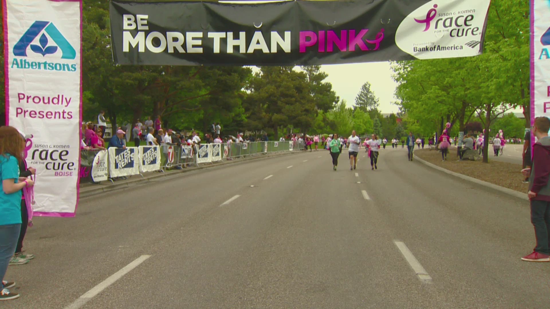 Third group of finishers in the 2018 Susan G. Komen Boise Race For The Cure