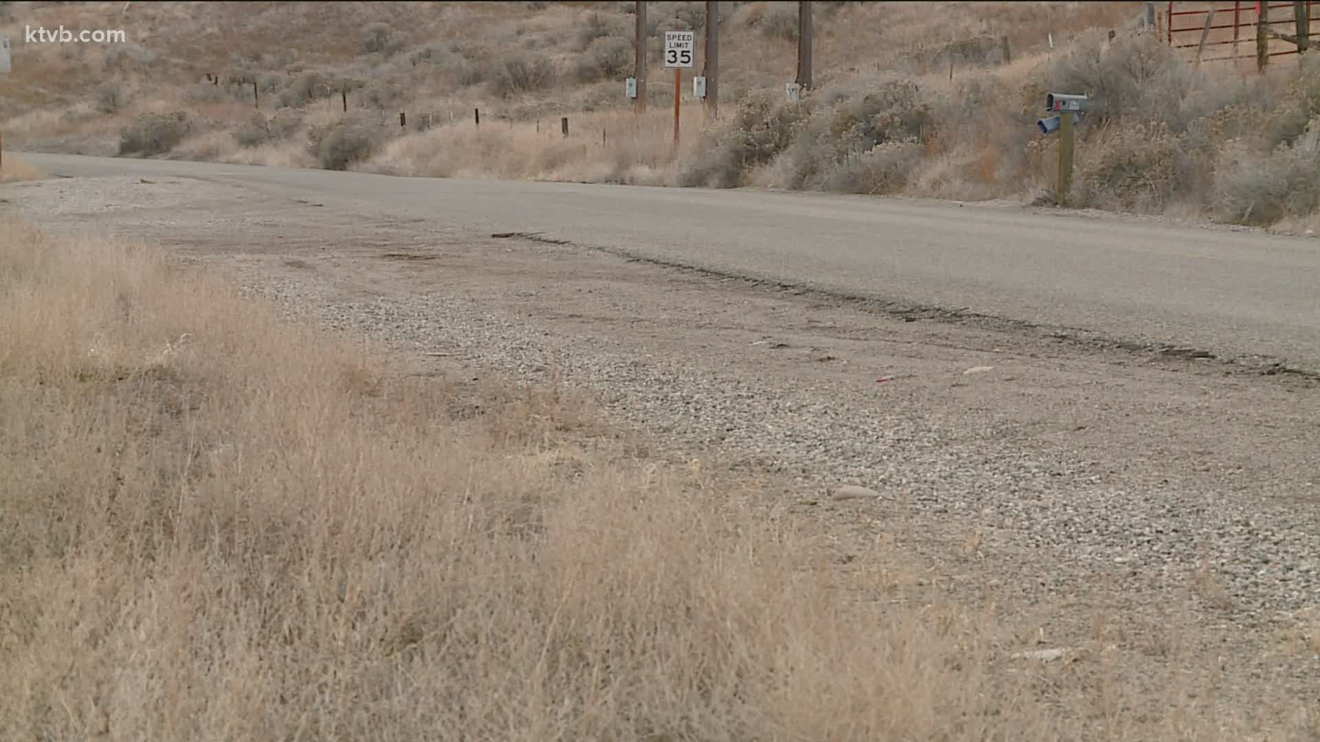 Conservation officers say more than two dozen dead birds were found dumped in an area north of Emmett.