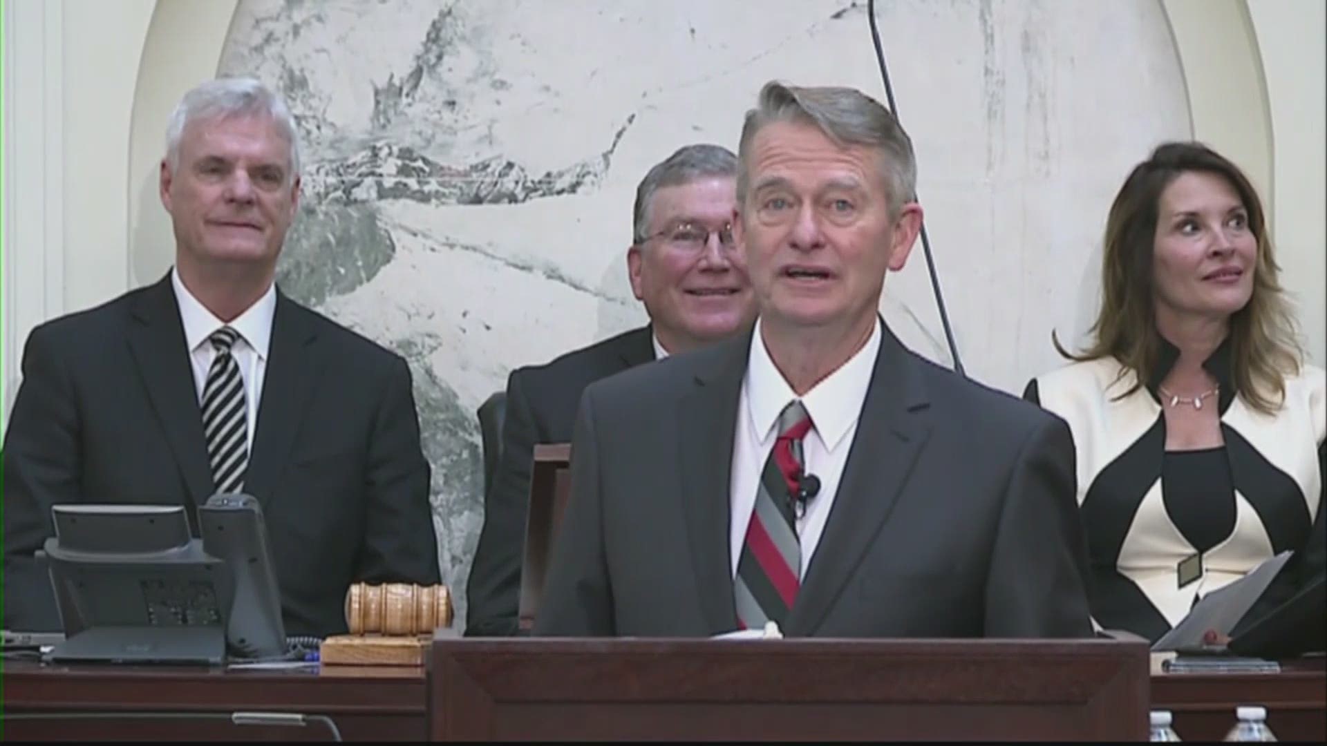 Newly elected Gov. Brad Little gives his first ever State of the State Address.