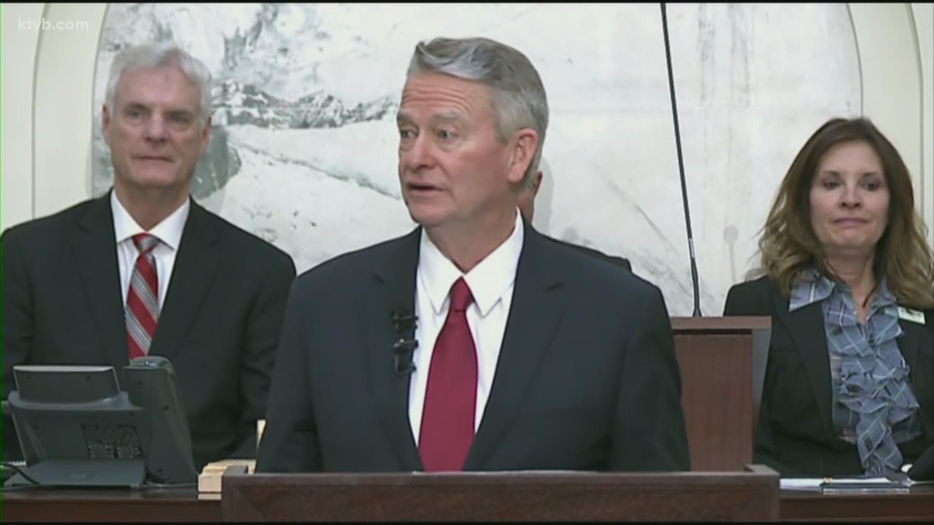 In his 2020 State of the State address on Monday, Gov. Brad Little said transportation funding is a top priority for state lawmakers this year.
