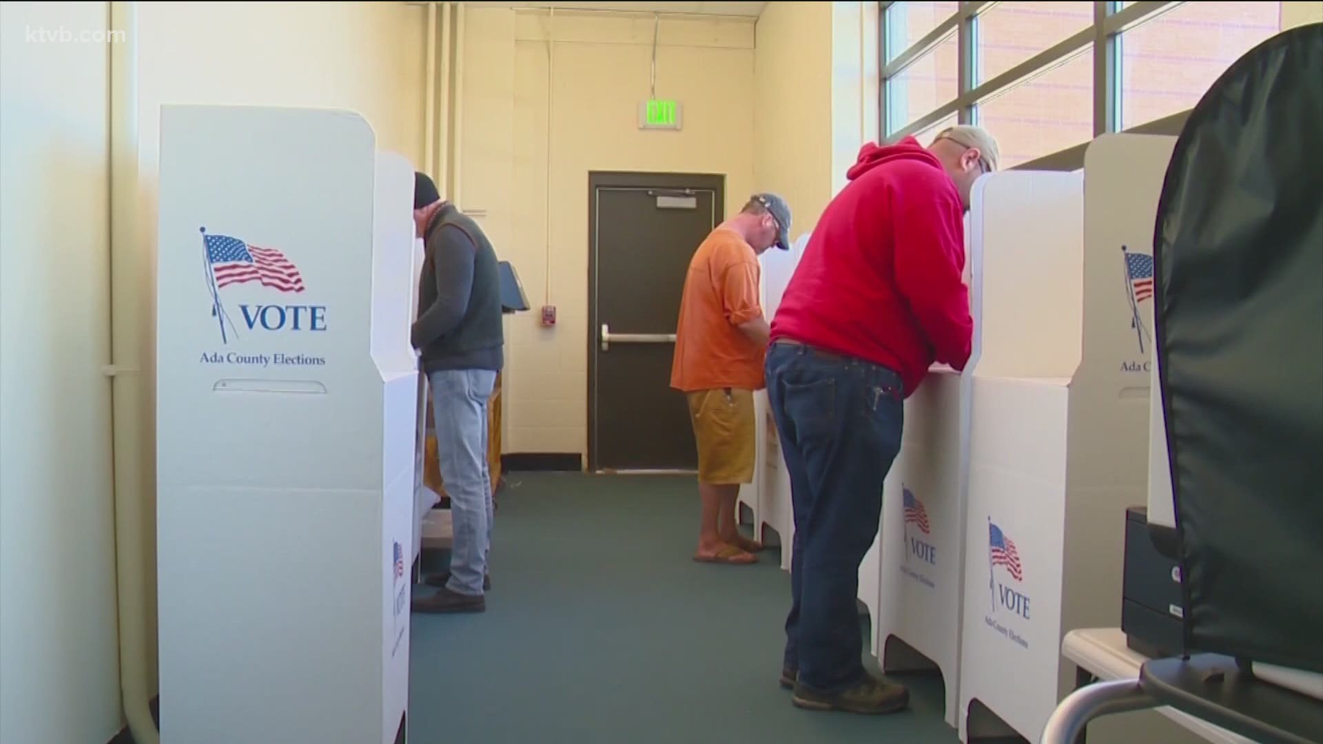 Idaho does not allow people to show up in groups to observe the election processes.