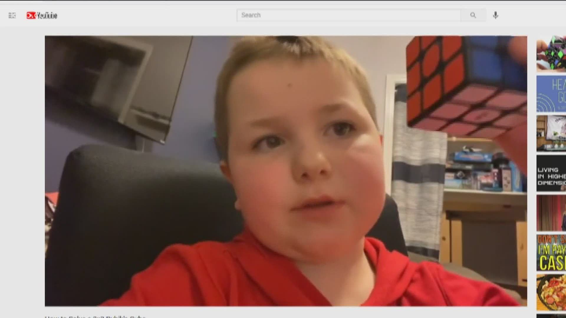 7-year-old Zane Keefe is pretty amazing! He posted a video online of how to solve the Rubik's Cube.