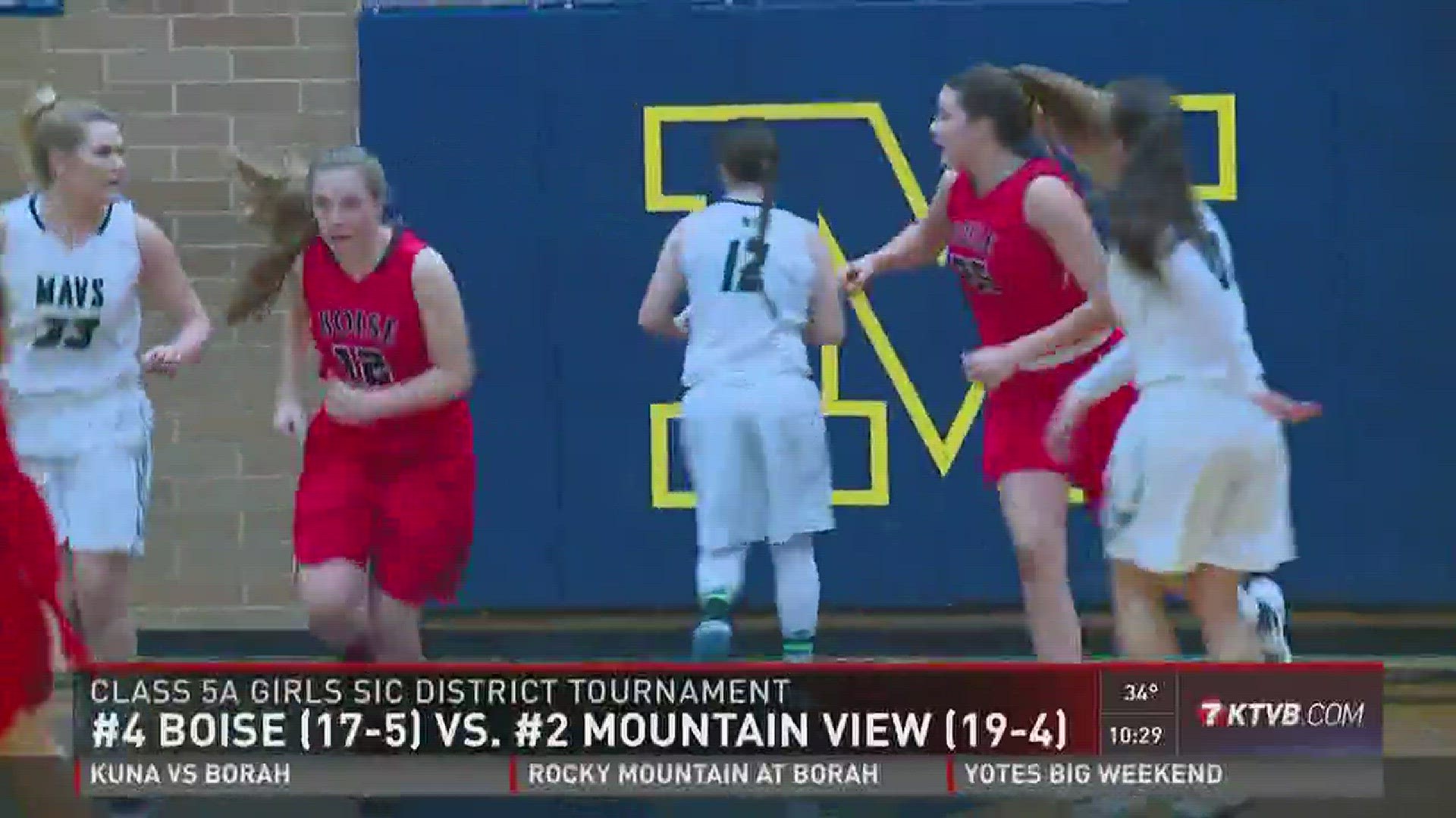 Boise vs. Mountain View girls district basketball 2/7/2017