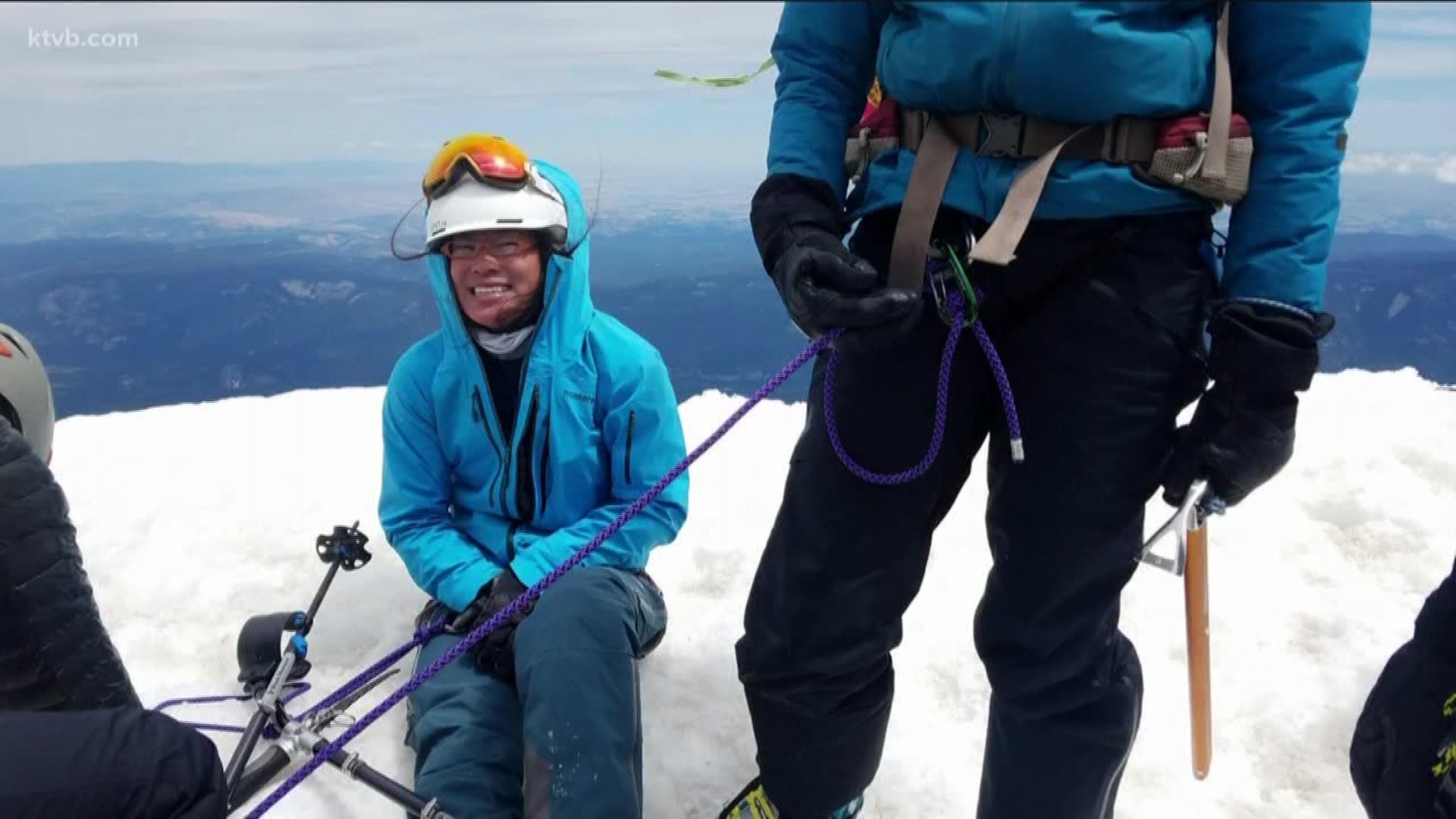 Anna Soens is the first paraplegic woman to successfully climb Mount Hood.