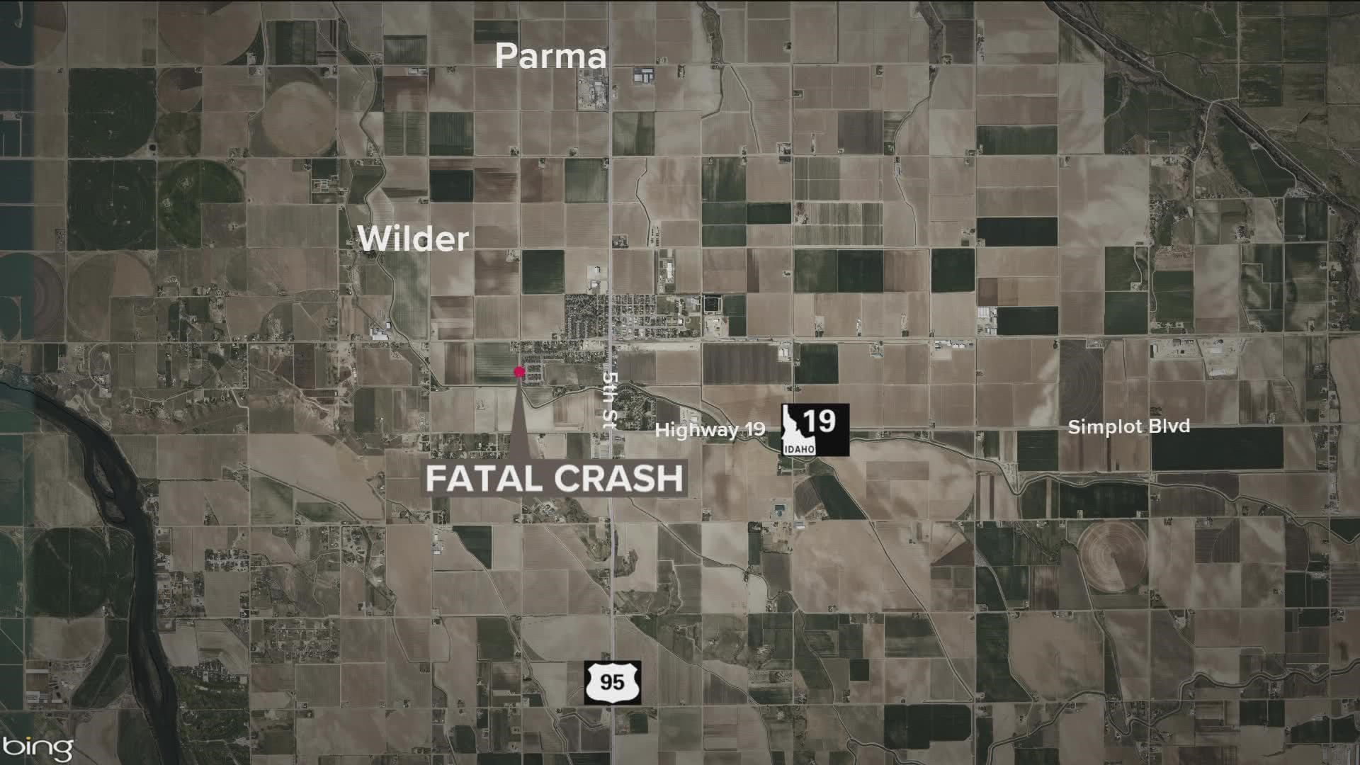 Early Sunday, a vehicle crashed in Canyon County near Sunshine Road, killing the driver and sent two children to the hospital.