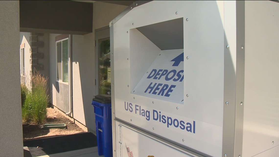 City of Meridian unveils new flag disposal boxes